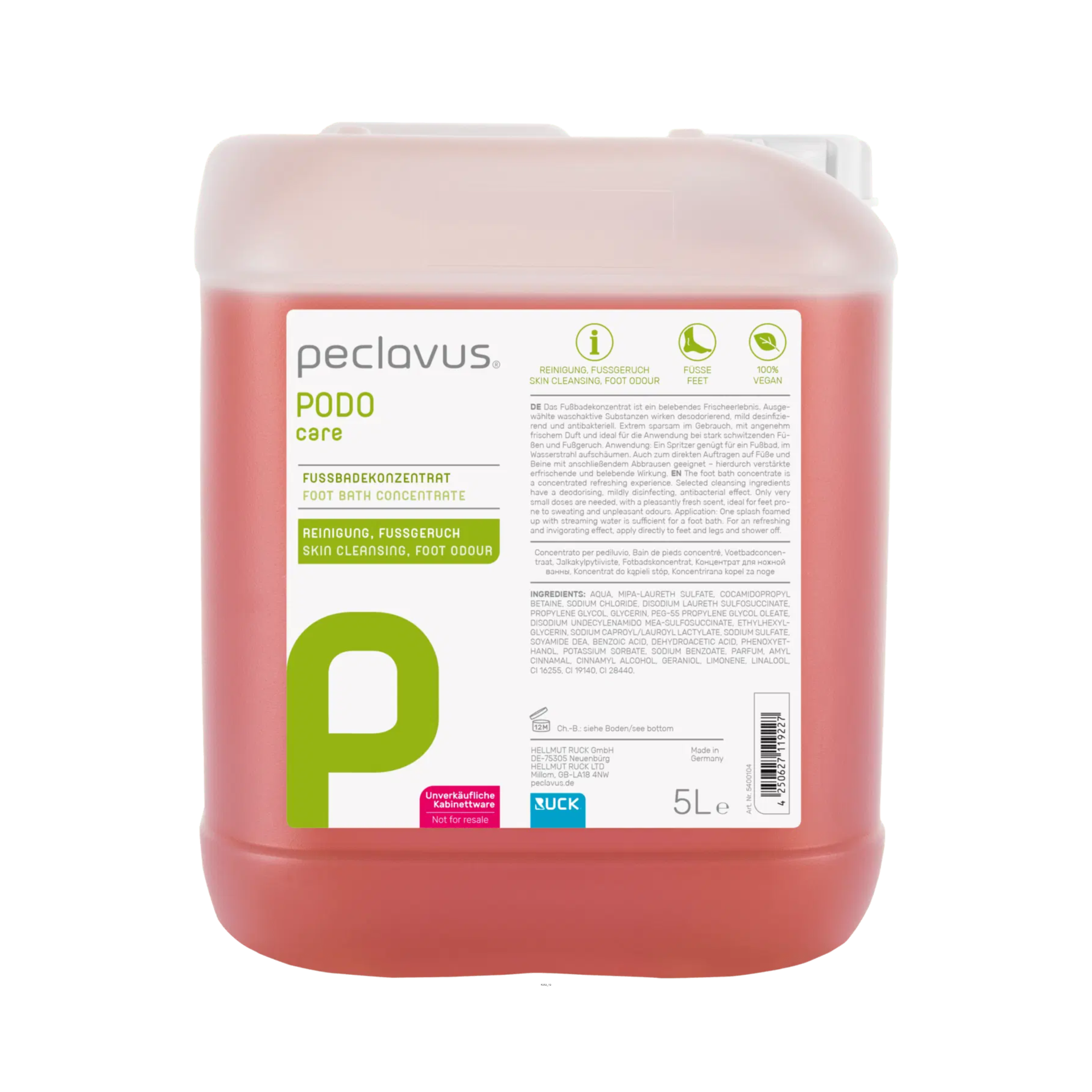 Concentrado para banho de pés Concentrado para banho de pés