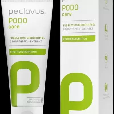 Loção para os pés peclavus PODOcare com romã
