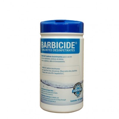 Toalhetes de desinfeção BARBICIDE – Sem Álcool