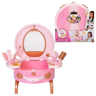 penteadeira infantil rosa Disney Princesas com acessórios