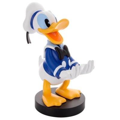 Figurine do Pato Donald com roupa de marinheiro em base preta