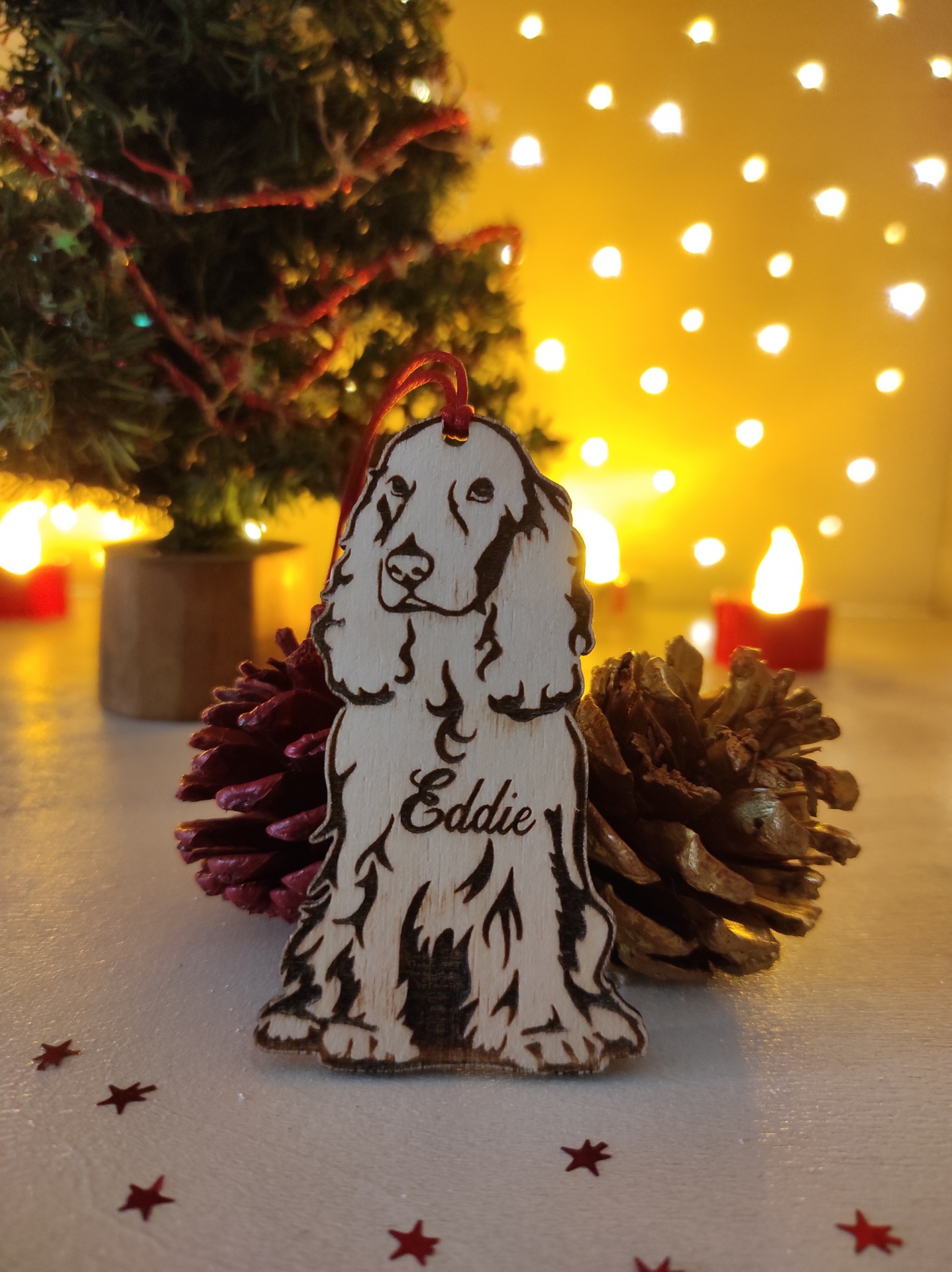 Ornamento "Cocker Spaniel" Personalizado