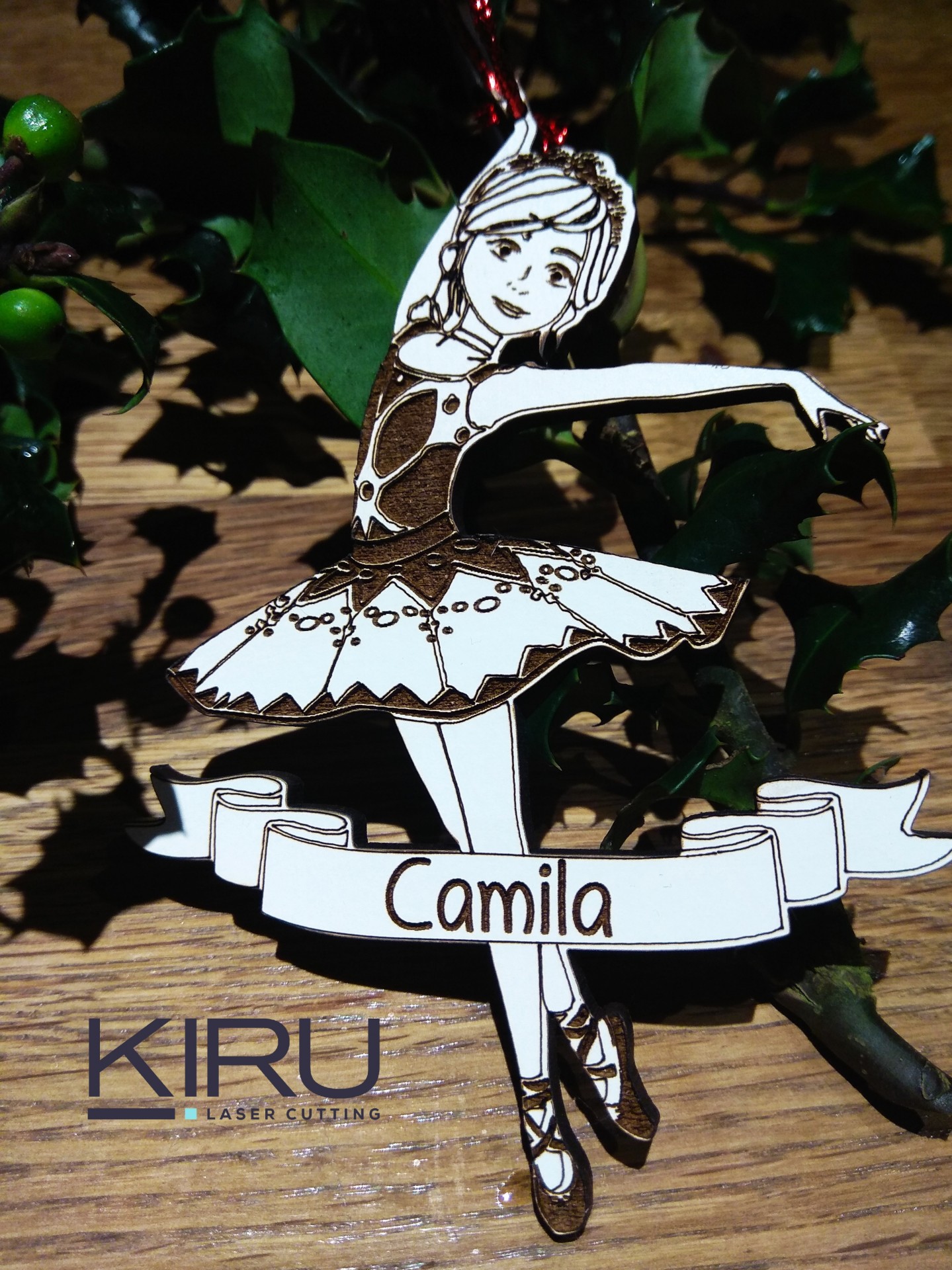 Enfeite de Natal "Bailarina"