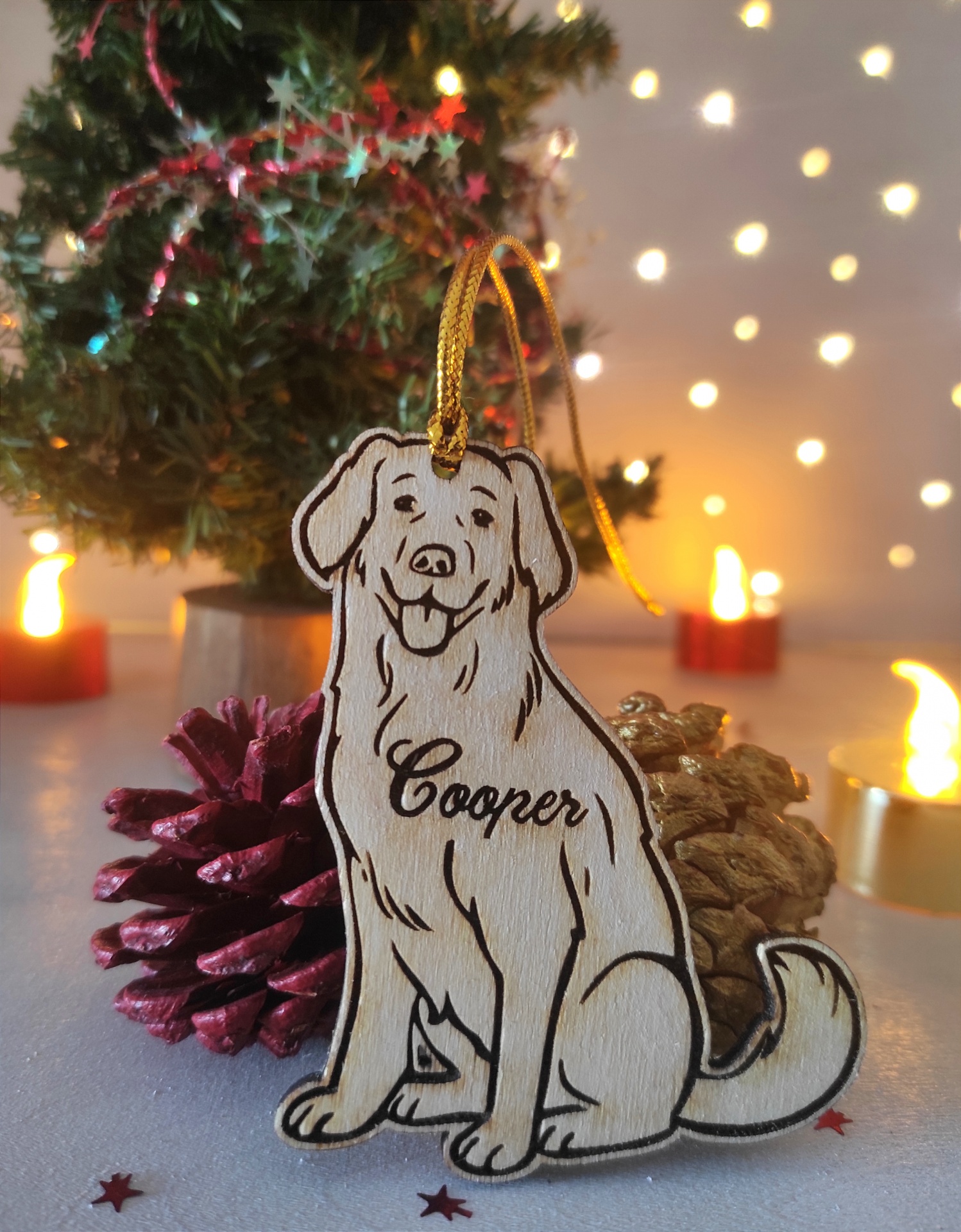 Ornamento "Labrador Retriever" Personalizado