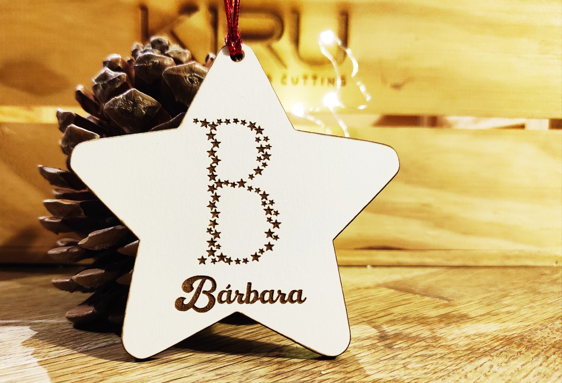 Estrelas de Natal com Nomes