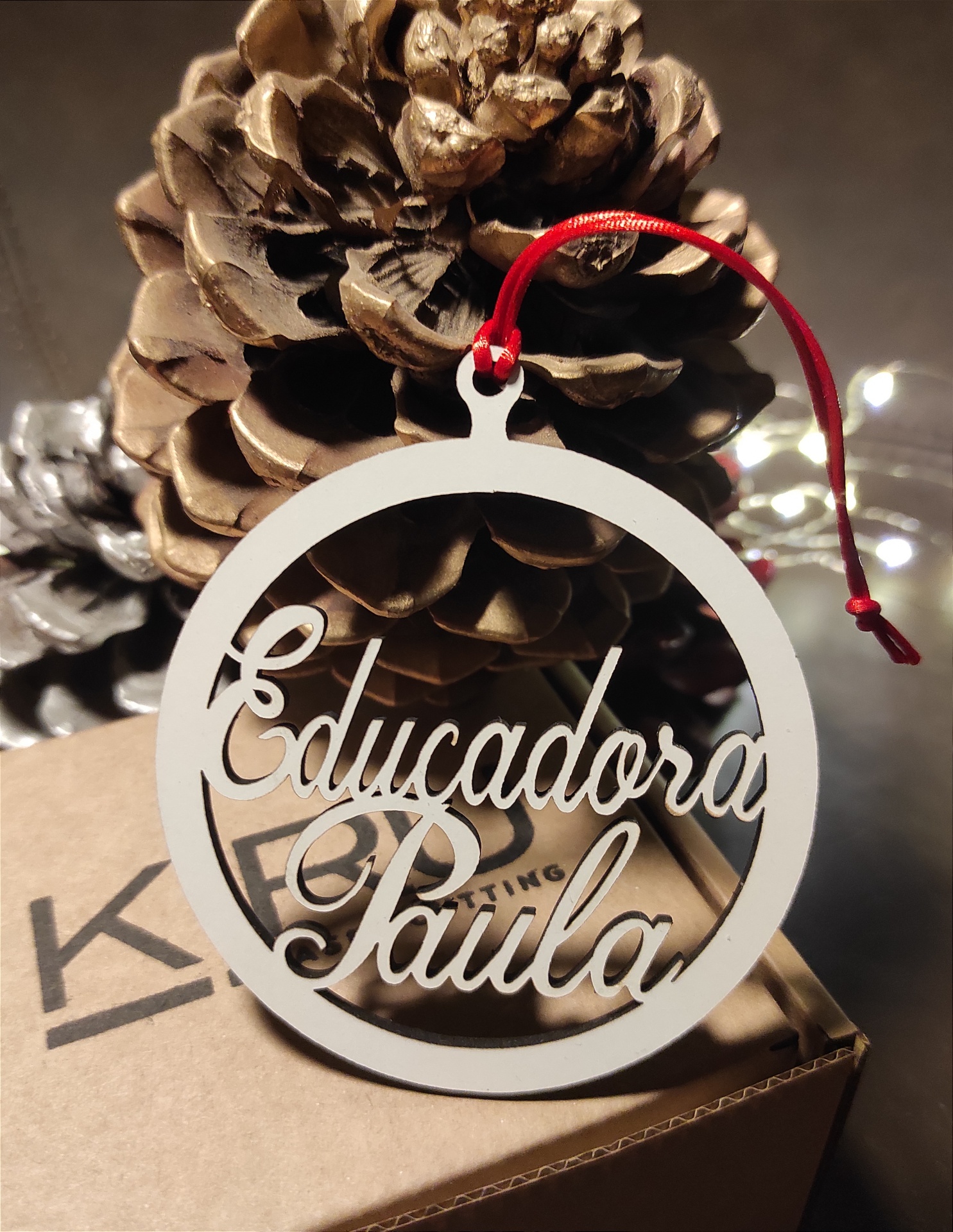 Bola de Natal "Educadora/ Professora"