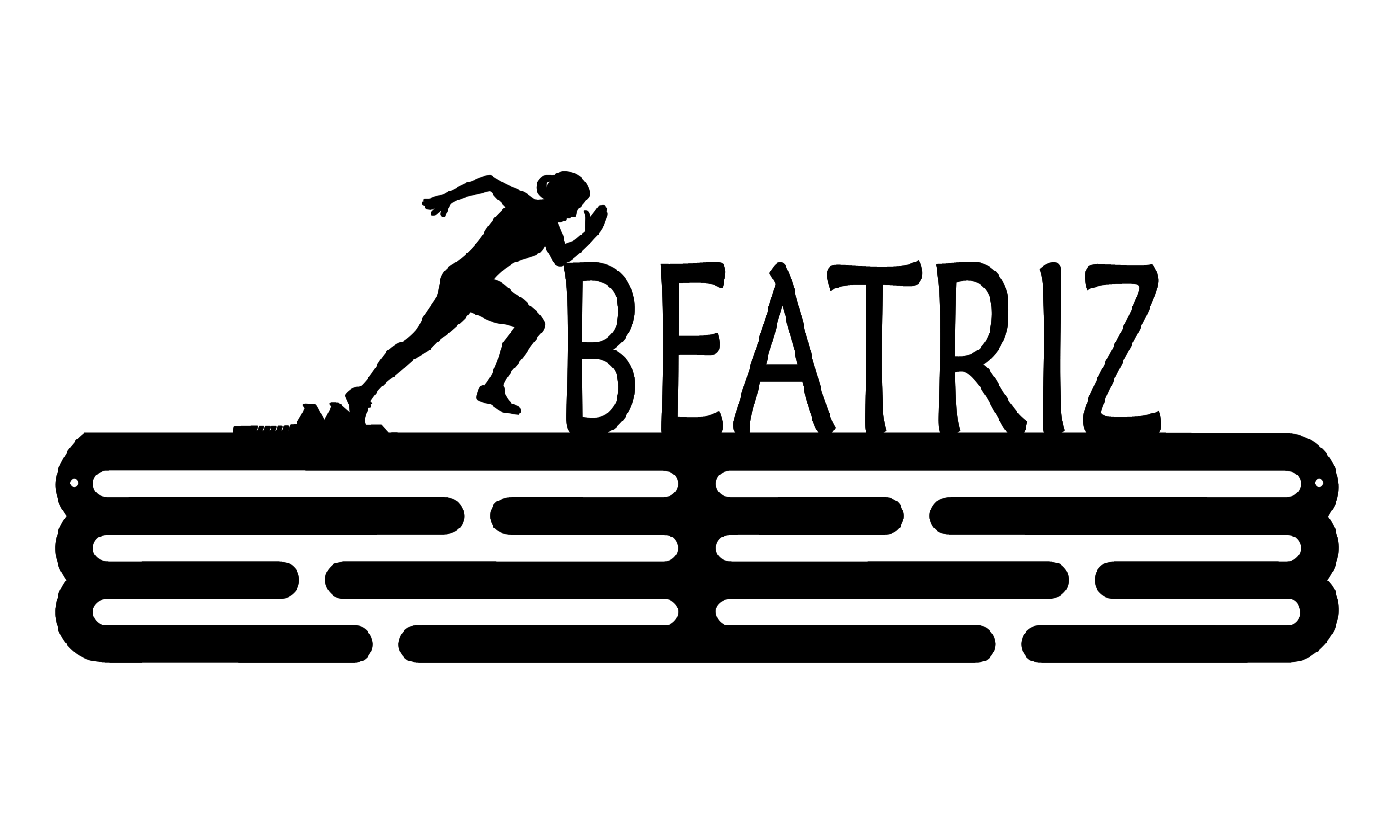 Medalheiro Corredor de Pista Mulher