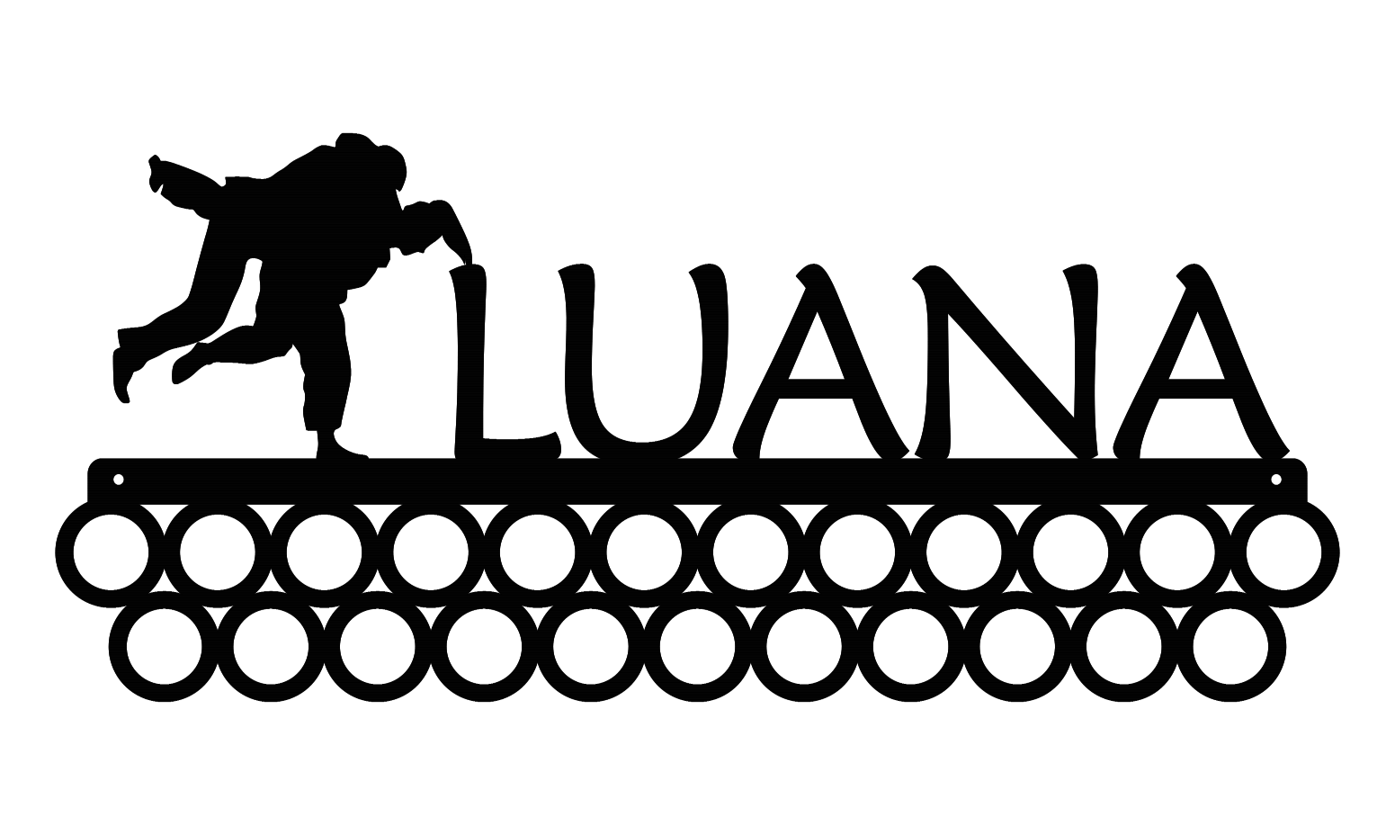 Medalheiro Jiu-Jiytsu Mulher