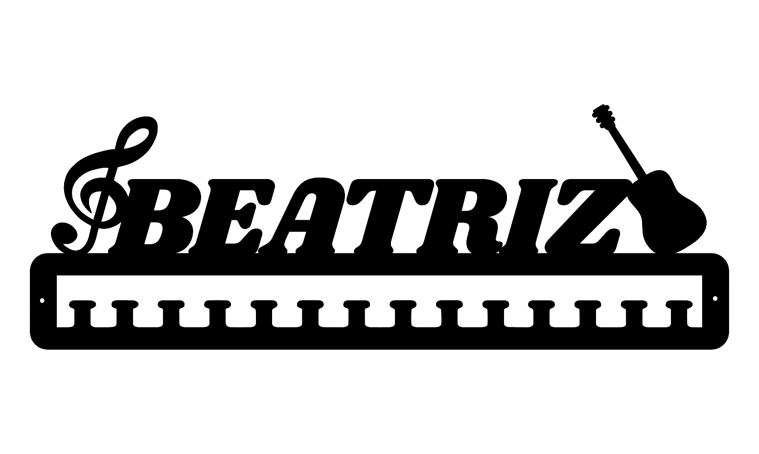 Medalheiro Música com Guitarra