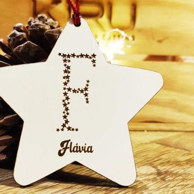 Estrelas de Natal com Nomes