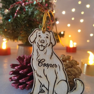 Ornamento "Labrador Retriever" Personalizado