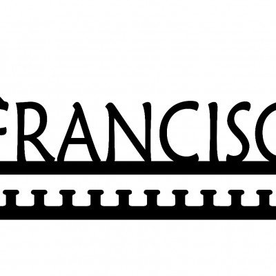 Suporte metal preto com nome FRANCISCA e silhueta mulher kickboxing com ganchos