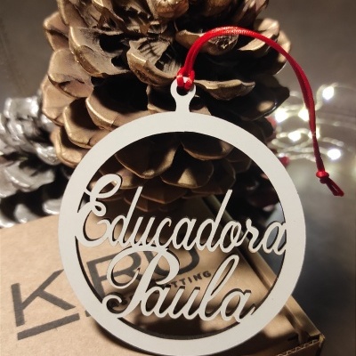 Bolas de Natal com Nome