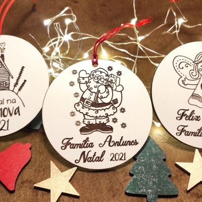 Bolas de Natal com Nome