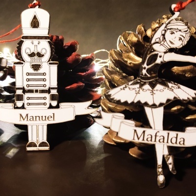 Bolas de Natal com Nome