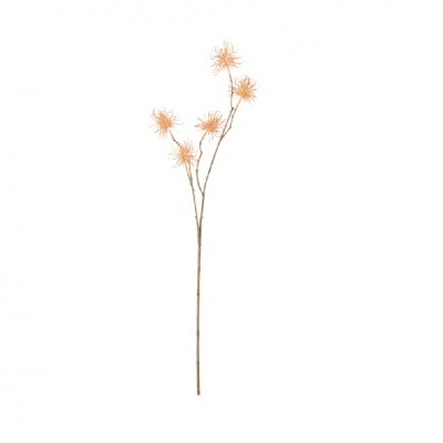 Ramo decorativo com flores artificiais laranja claro