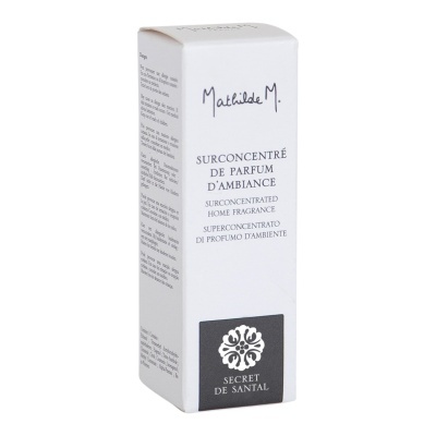 Embalagem branca de fragrância ambiente Mathilde M. Secret de Santal