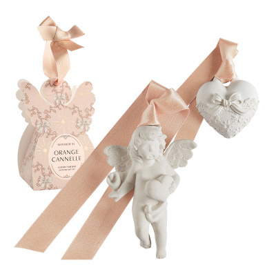 Coffret Mathilde M com anjo e coração perfumados Orange Cannelle