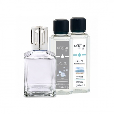 Conjunto Maison Berger Paris com lâmpada catalítica e duas recargas