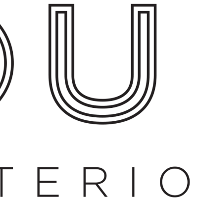 Logótipo KOURB INTERIORS preto em fundo branco