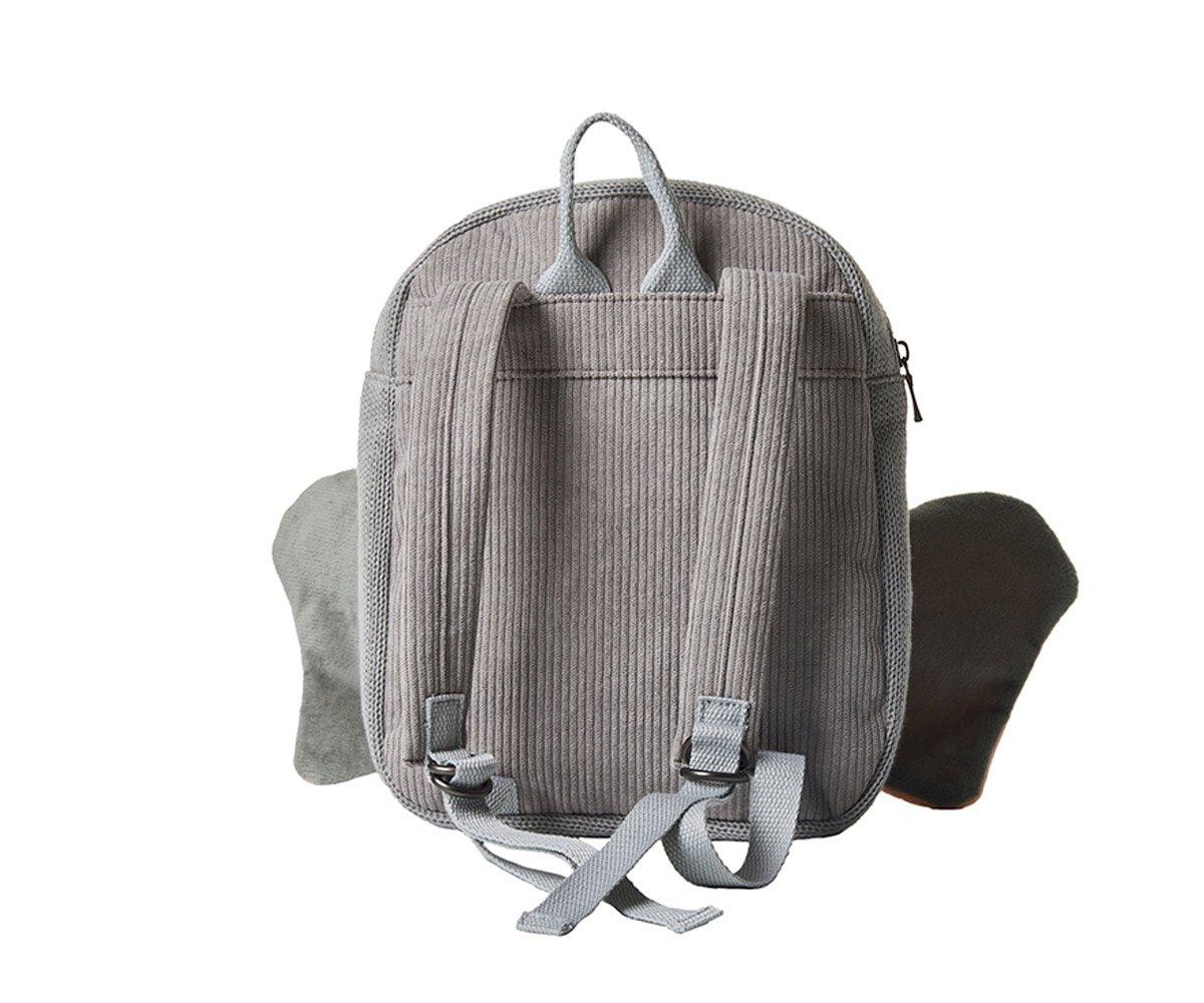 Mochila Elefante Mochila cinzenta clara pequena com alças ajustáveis