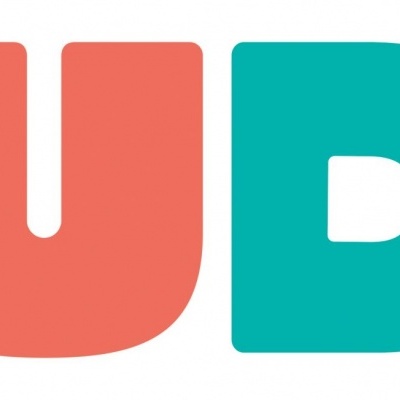 Logótipo colorido da marca LUDI em fundo branco