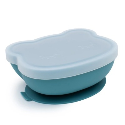 Tupperware Petisqueira azul com tampa em forma de osso