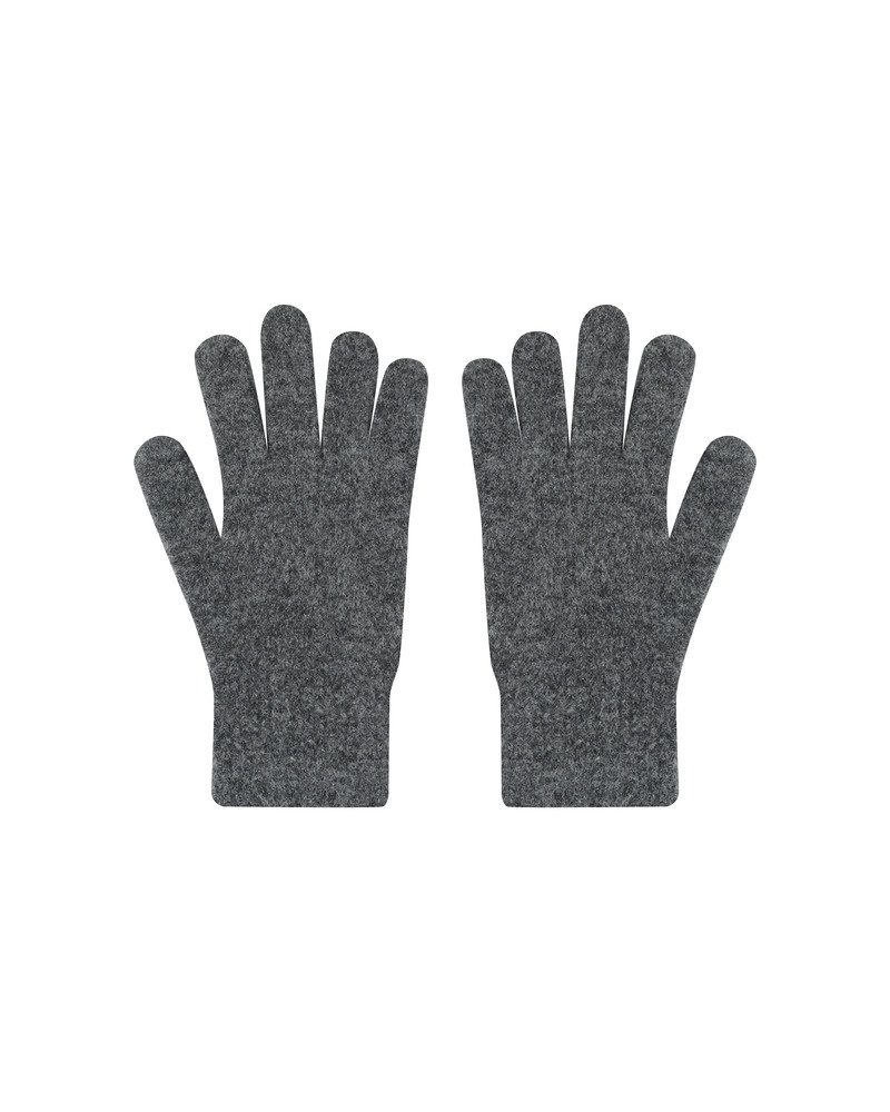 Safe Gloves Par de luvas cinzentas de tecido felpudo