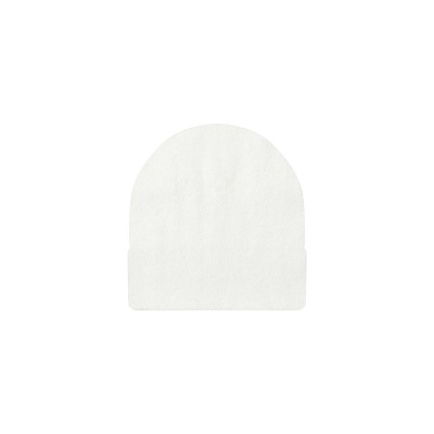 Gorro branco simples de malha