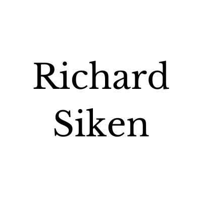 Texto Richard Siken em fonte preta serifada sobre fundo branco