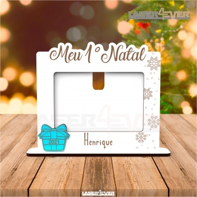 Moldura de fotos branca 