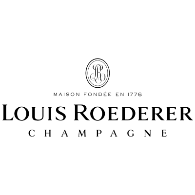 Logotipo Louis Roederer Champagne com texto MAISON FONDÉE EN 1776