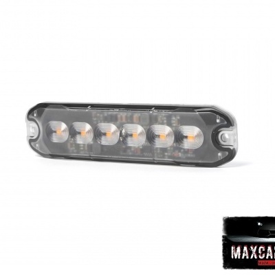 Farol dianteiro LED com seis luzes e etiqueta MAXCARPARTS