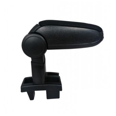 Apoio de braço para carro preto com base de fixação