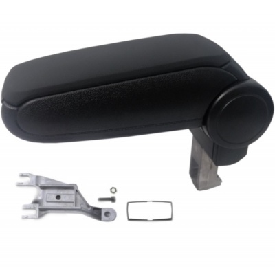 apoio de braço para carro preto com acessórios