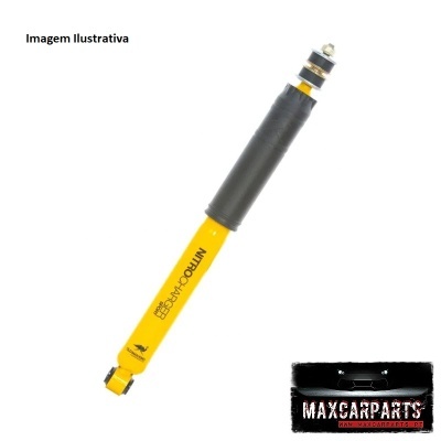 Amortecedor amarelo e preto Nitron Performance com logótipo Maxcarparts