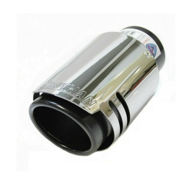 Filtro automóvel cromado com partes pretas e inscrição GLEMHAN