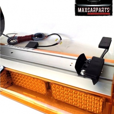 Luz de sinalização amarela com cablagem e etiqueta MAXCARPARTS