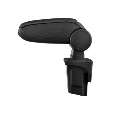 Apoio de braço para carro preto com base ajustável