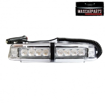 Luz LED automóvel retangular com cabo preto e conector