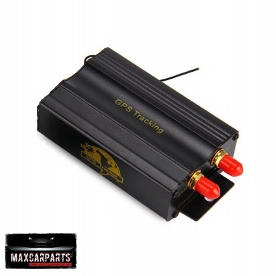 Dispositivo GPS preto com duas antenas vermelhas