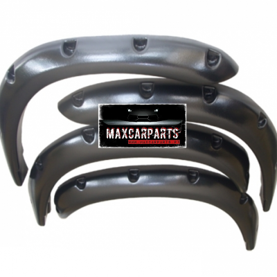 Conjunto de quatro guarda-lamas pretos para automóvel com etiqueta Maxcarparts