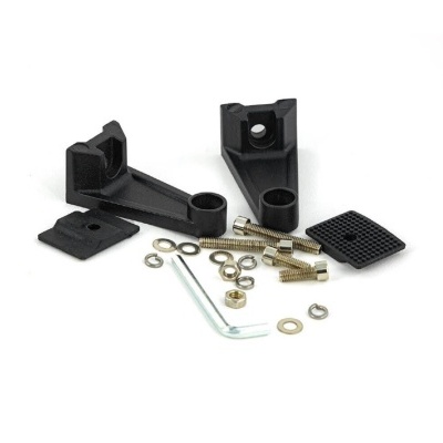 Conjunto de suporte de canto com parafusos e chave Allen