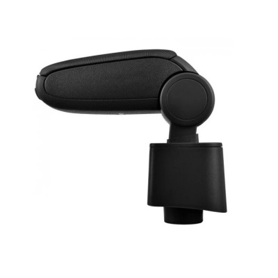 apoio de braço preto para carro com estofamento macio