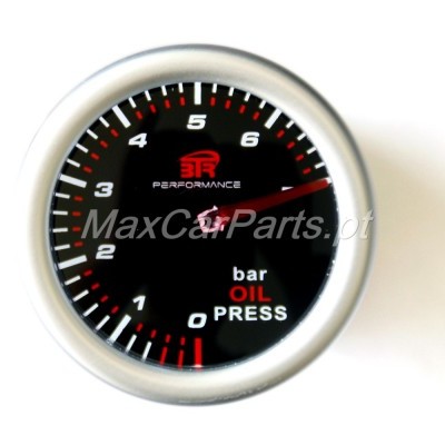 Manómetro redondo de pressão de óleo com escala de 0 a 7 bar