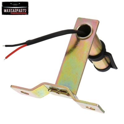 Peça metálica dourada com cabo e base para fixação, com fundo branco e logótipo MAXCARPARTS