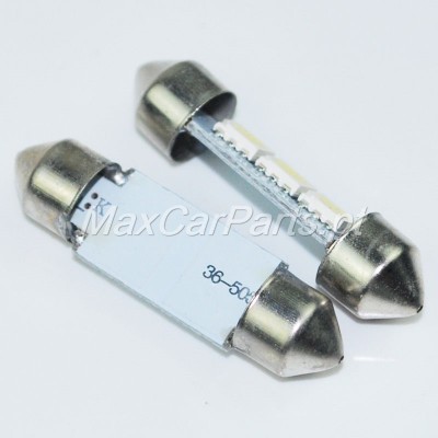 Lâmpadas LED automóvel com base metálica e texto 36-5001