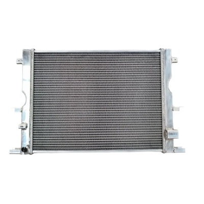 Radiador automóvel metálico com grade horizontal