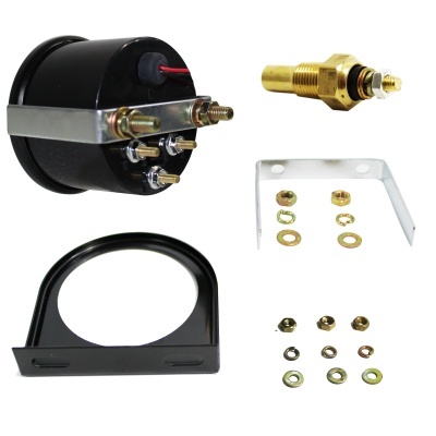 Conjunto de componentes para medidor automotivo com suporte, sensor e parafusos