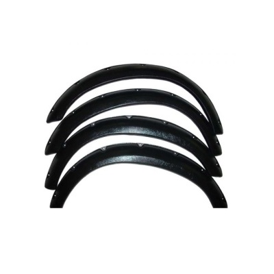 Alargadores de guarda-lamas de carro em plástico preto